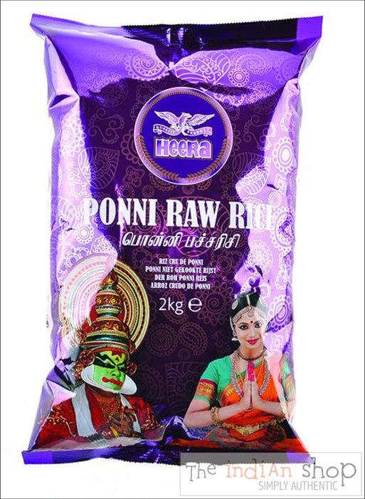 Heera Ponni Raw Rice - 2 Kg - Rice