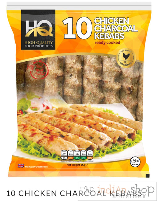 HQ Chicken Charcoal Kebab - 1 KG - Frozen Non Vegetarian Food
