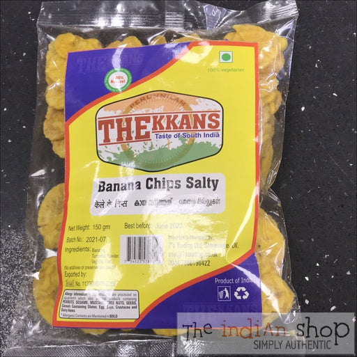 Thekkan Banana Chips - 160 g - Snacks