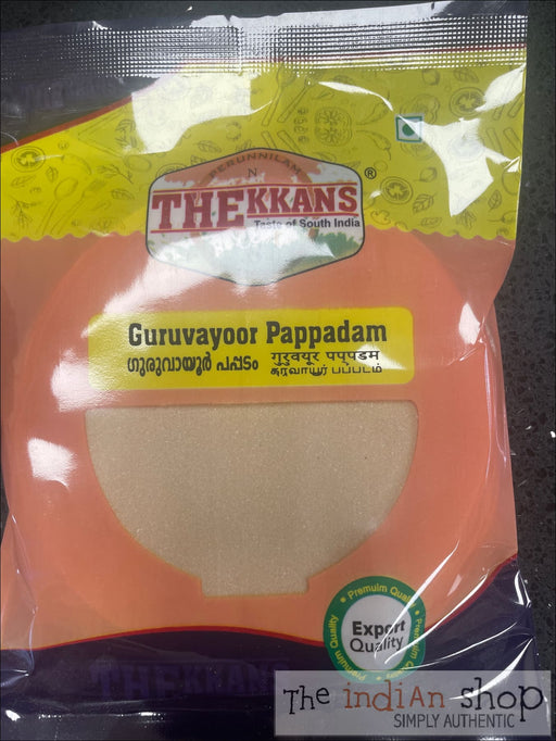 Thekkans Guruvayur Pappadom - 150 g - Appallams