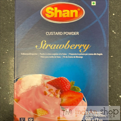 Shan Strawberry Custard Mix - 200 g Mithai