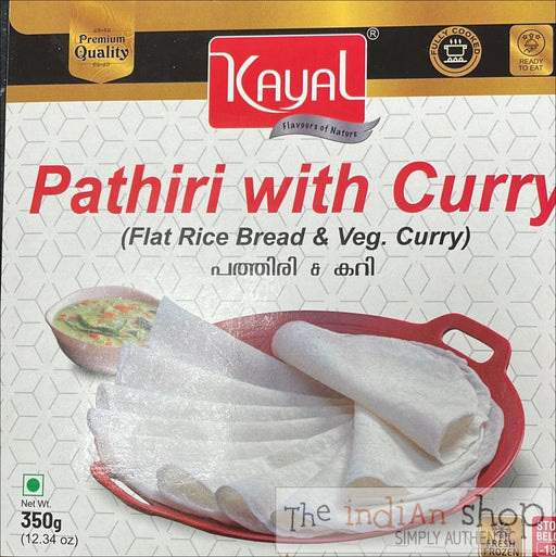 Kayal Pathiri with White Curry - 350 g - Frozen Ready to Eat