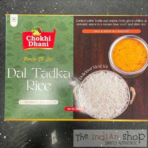 Chokhi Dhani Dal Tadka and Rice Meal - 350 g - Ready to eat