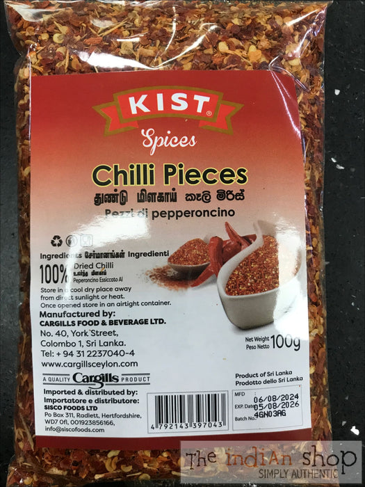 Kist Chilli Crushed - 100 g - Spices