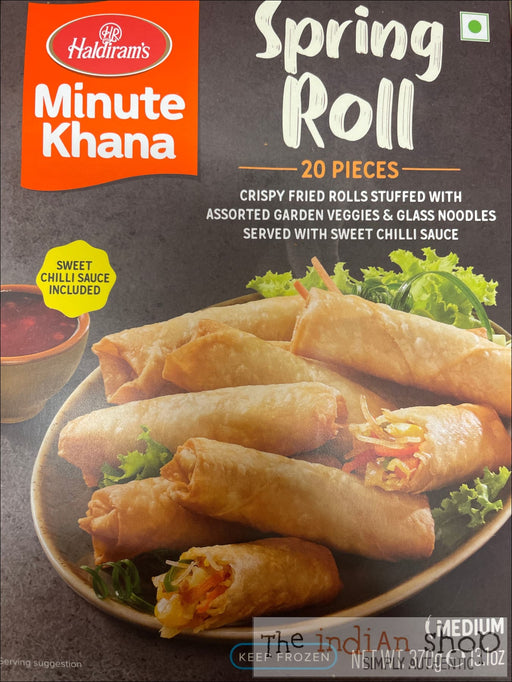 Haldiram Frozen Veg Spring Rolls - 370 g - Frozen Snacks