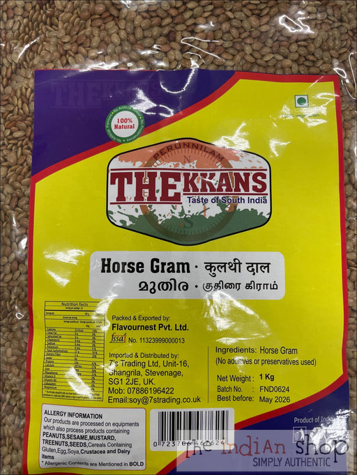 Thekkan’s Horse Gram - 1.5 KG - Lentils