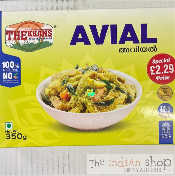 Thekkans Frozen Avial Curry - 350 g - Frozen Curries