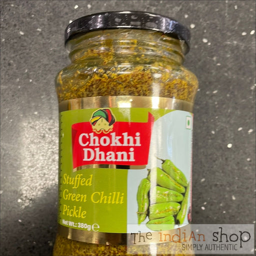 Chokhi Dhani Stuffed Green Chilli Pickle - 400 g