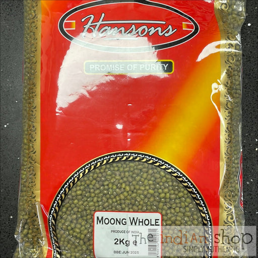 Hansons Moong Beans - 2 Kg - Lentils