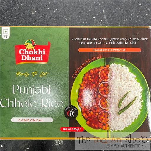 Chokhi Dhani Punjabi Chole and Rice Meal - 350 g - Ready to eat