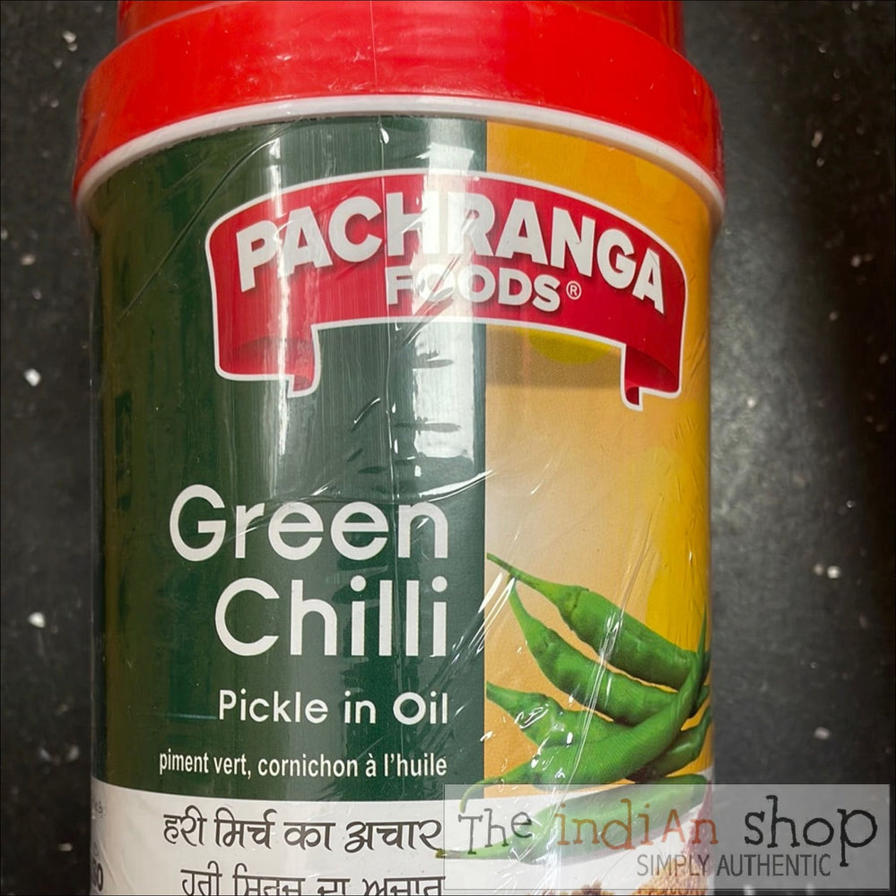 Pachranga Foods Green Chilli Pickle - 800 g - Pickle