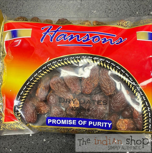 Hansons Dried Dates - 400 g - Nuts and Dried Fruits
