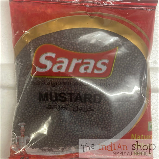 Saras Black Mustard Seeds - 100 g Spices