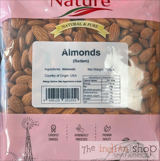Dr Nature Almonds - 700 g - Nuts and Dried Fruits