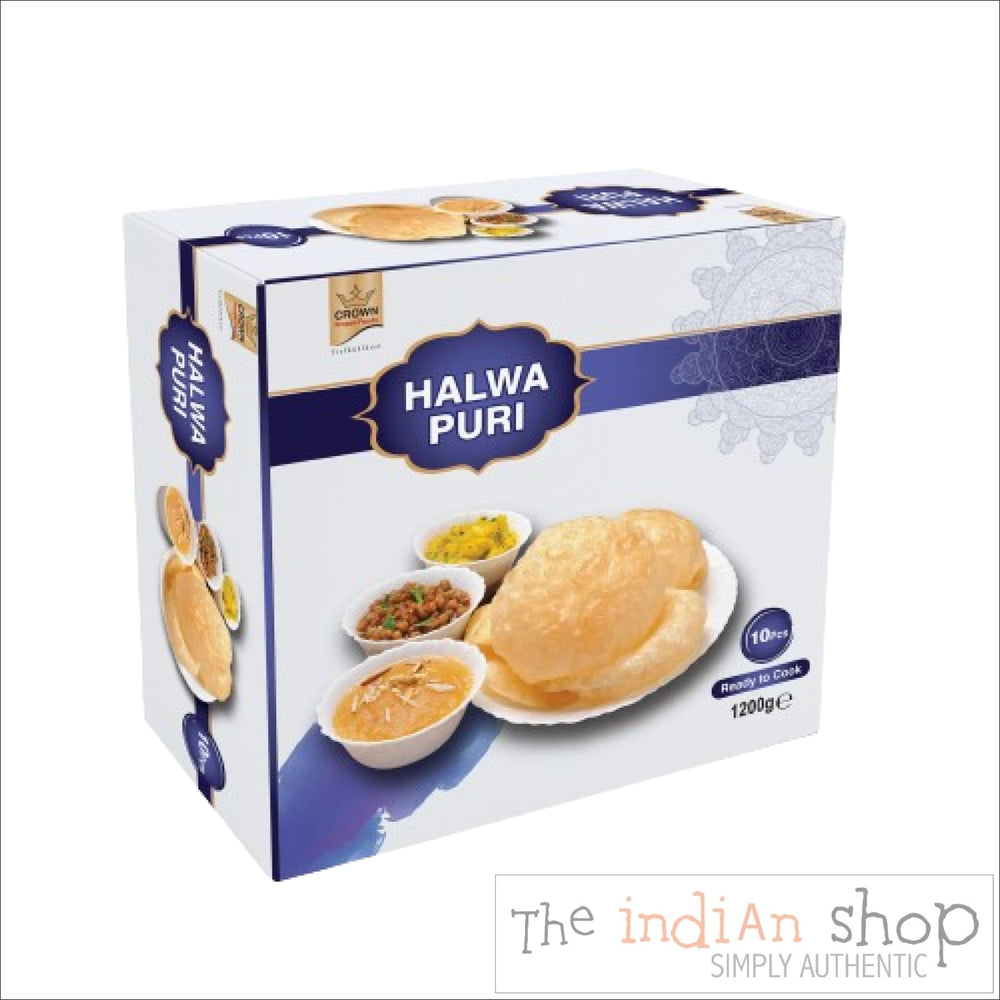 Crown Halwa Puri - 1200 g - Frozen Ready to Eat