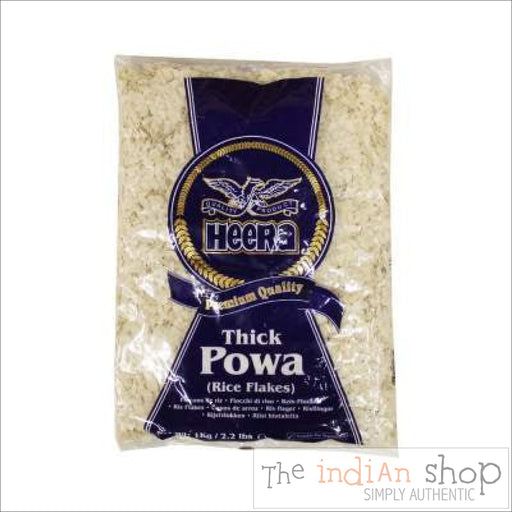 Heera Rice Flakes Thick (Powa) - 1 KG - Other Ground Flours