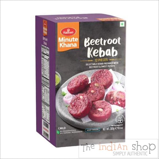 Haldiram Beetroot Kebab - 300 g - Frozen Snacks