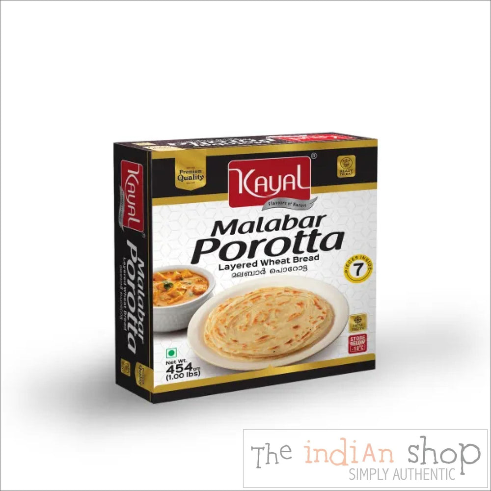 Kayal Malabar Porotta - 330 g - Frozen Indian Breads