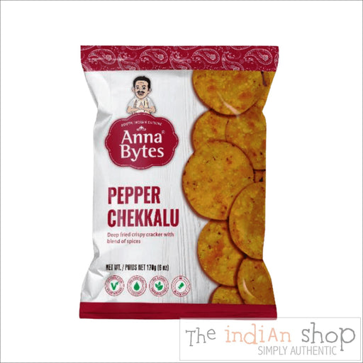 Anna Bytes Pepper Chekkalu - 170 g - Snacks