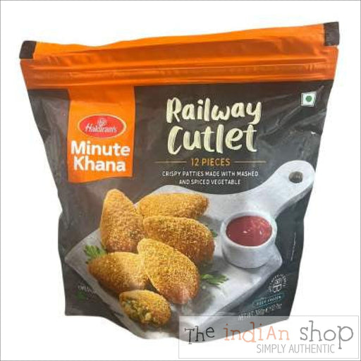 Haldiram Railway Cutlet - 360 g - Frozen Snacks