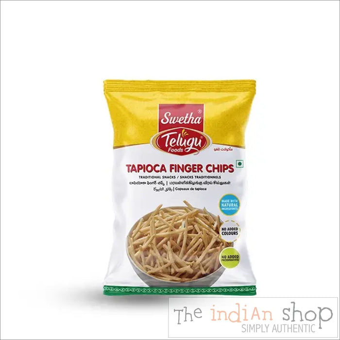 Telugu Foods Tapioca Finger Chips - 150 g - Snacks