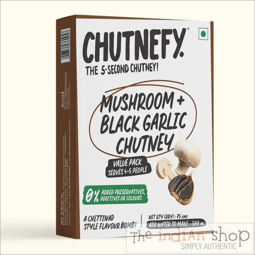 Chutnefy Mushroom and Black Garlic Chutney - 25 g - Chutneys