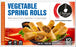 Chings Frozen Veg Spring Rolls - 480 g - Frozen Snacks