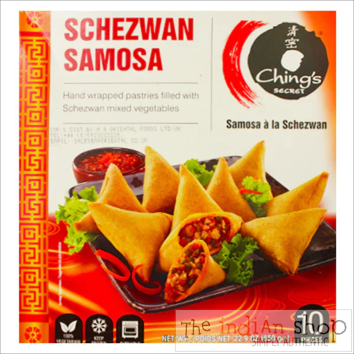 Chings Frozen Shezwan Samosa - 650 g - Frozen Snacks