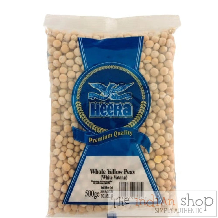 Heera Whole Yellow Peas - 500 g - Lentils