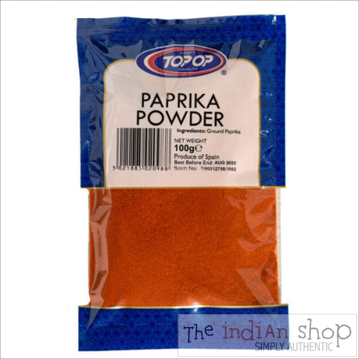 Top Op Paprika Powder - 100 g - Spices