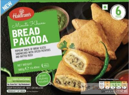 Haldiram Bread Pakoda - 380 g - Frozen Snacks