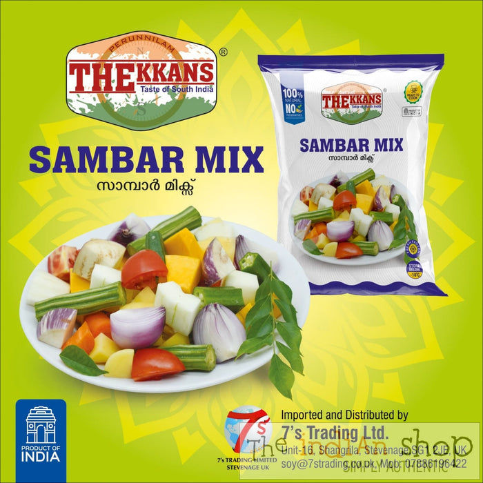 Thekkans Frozen Sambar Vegetable Mix - 400 g - Frozen Vegetables