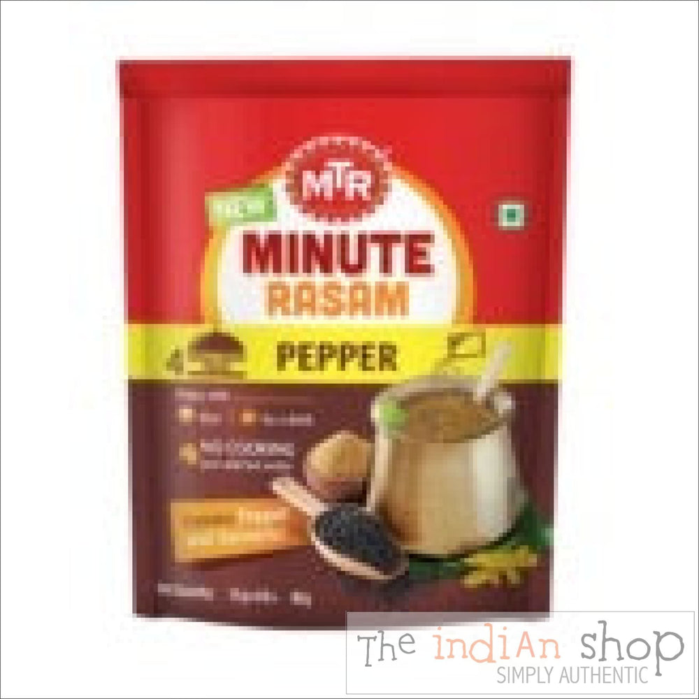 MTR Minute Instant Rasam Powder - 60 g 4 sachets inside) - Mixes