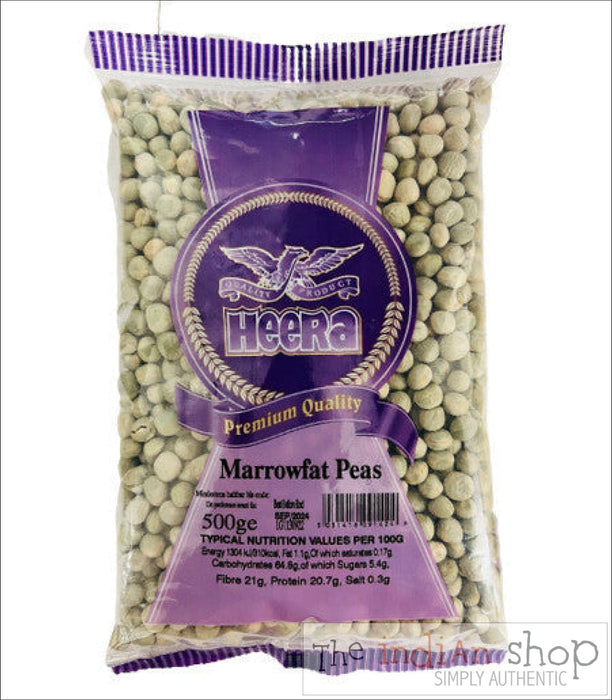 Heera Whole Green Peas - 500 g - Lentils