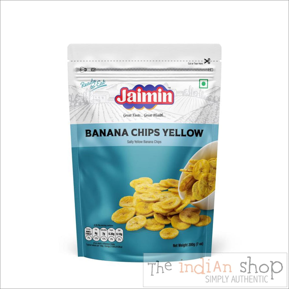 Jaimin Banana Chips Yellow - 200 g - Snacks