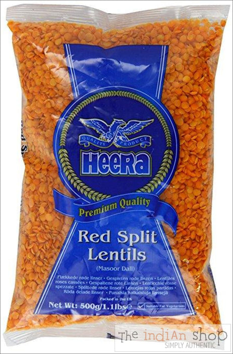 Heera Red Split Lentils - 2 Kg - Lentils