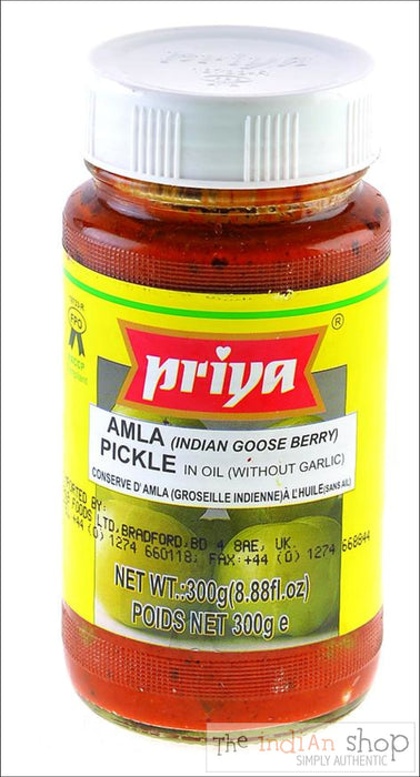Priya Amla Pickle (without Garlic) - Pickle