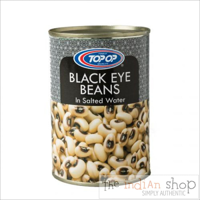 Top Op Black Eye Beans - 400 g - Canned Items