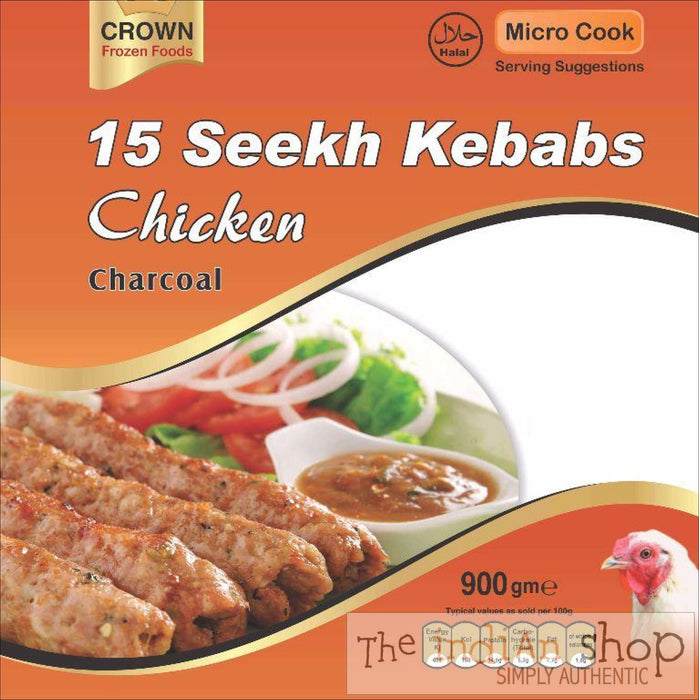Crown Seekh Kebab Chicken - Frozen Non Vegetarian Food
