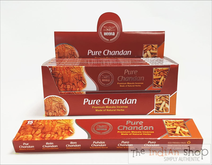 Heera Pure Chandan Incense Sticks - Pooja Items