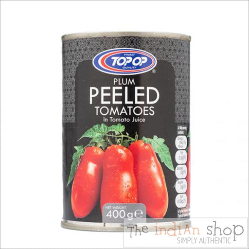 Top Op Peeled Plum Tomatoes - 400 g - Canned Items