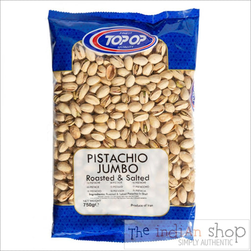 Top Op Pistachio Nuts Roasted and Salted Jumbo - 750 g - Nuts and Dried Fruits