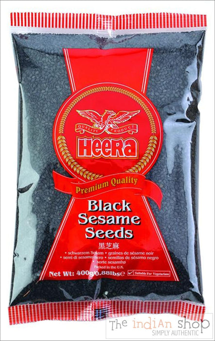 Heera Black Sesame Seeds - 400 g - Spices