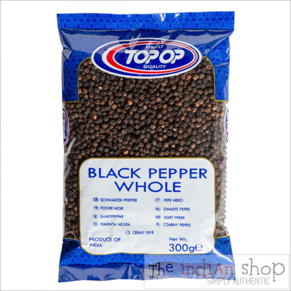 Top Op Black Pepper Whole - 100 g - Spices