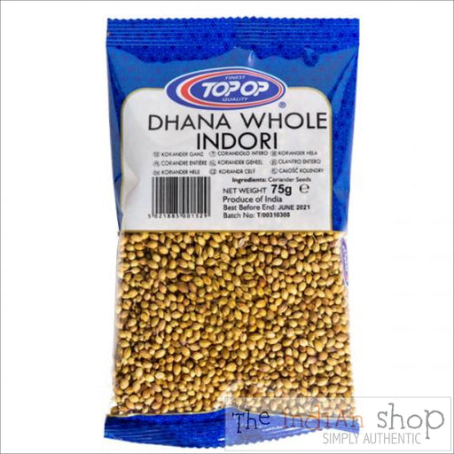 Top Op Dhana Coriander Indoori - 75 g - Spices