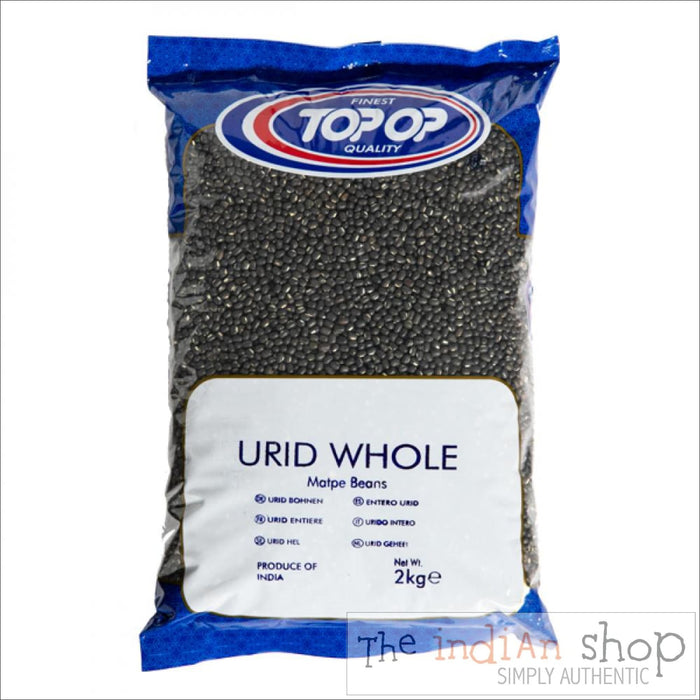 Top Op Urid Beans - 2 Kg - Lentils