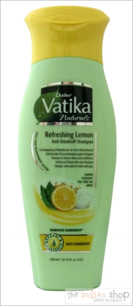 Dabur Vatika Refresh Lemon Anti Dandruff Shampoo - Beauty and Health