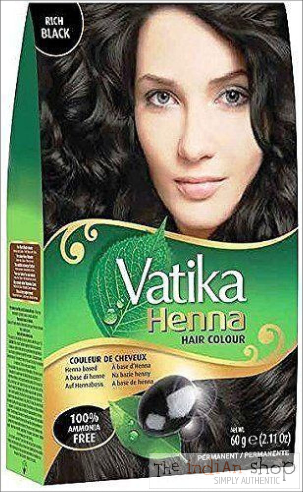 Vatika Henna Rich Black - Beauty and Health