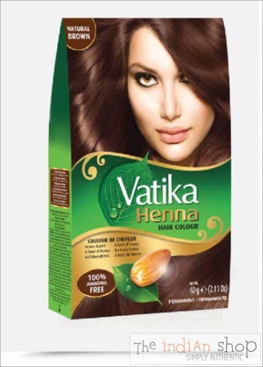 Vatika Henna Natural Brown - Beauty and Health