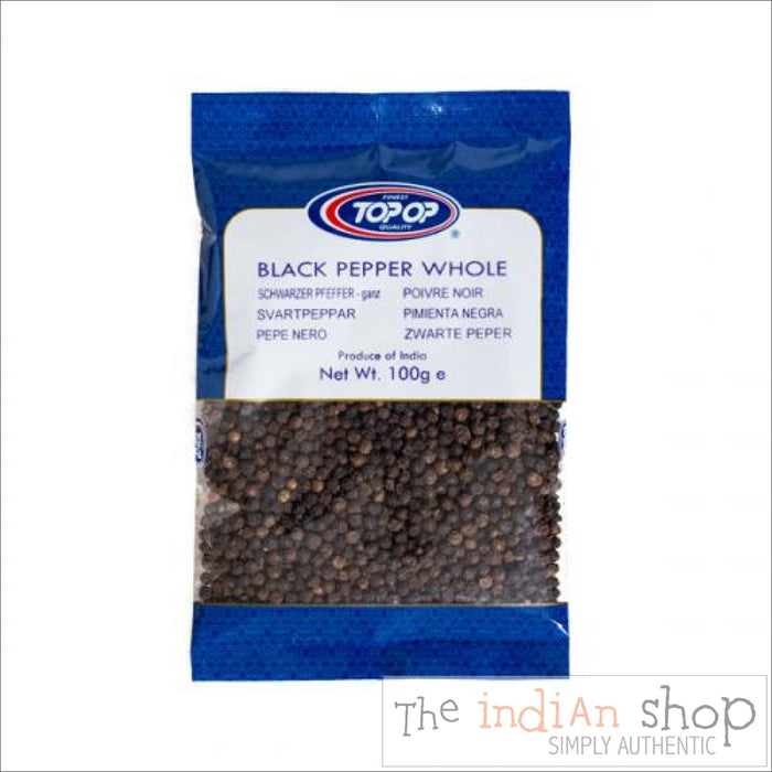 Top Op Black Pepper Whole - 300 g - Spices